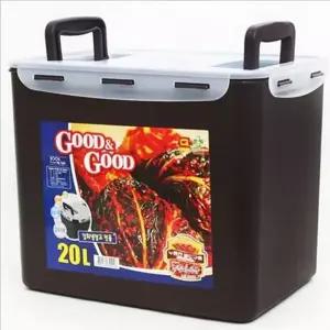 직사각형 김치냉장고용 용기 손잡이 밀폐형 김치통 냉장고 보관