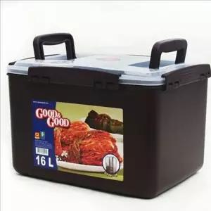 대용량 김치냉장고 김치통 핸디형 보관 용기 16리터 밀폐력 직사각
