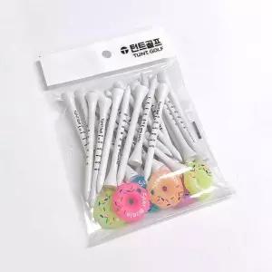 TBZ 턴트골프 야광도넛링 6개와 높이조절눈금티 24개set 1팩