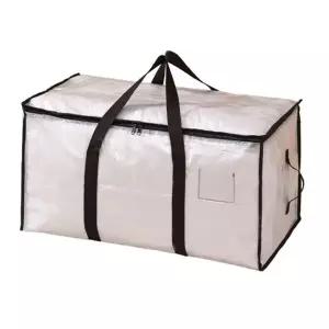 [RIZPICK]대용량 의류 수납 패브릭 가방 72L 1P 반투명 집안 정리 용품 이불