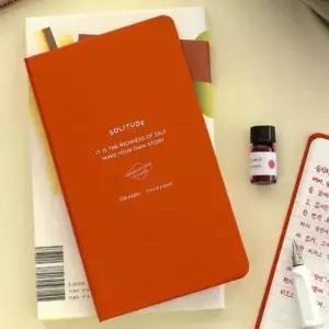 [문구] 휴대용 유선 업무 노트 여행 다이어리 작업 수첩 만년필 메모장