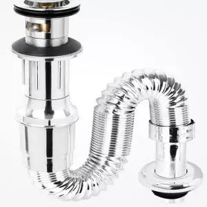 [RIZPICK]숙박업소폽업연결관 PVC 청결 세면대아이트랩팝업 하수구