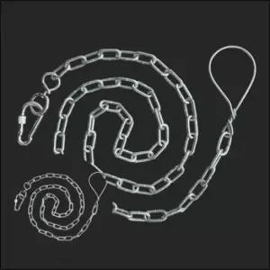 [반려] 체인줄 4mm 목줄 리드줄 대형견산책줄 와이어개줄