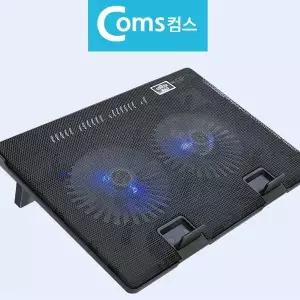 [셀러에이드]노트북 듀얼 대형 쿨러패드 저소음 쿨링팬 받침대