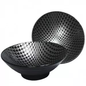 ( )포레 블랙 믹싱볼 그릇 2p 24.5cm 대접 샐러드볼 접시