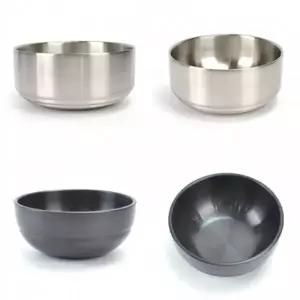 (선택 1. 이중 스텐 면기 1호)스텐 냉면그릇 경질 알루미늄 뚝배기 탕그릇 비빔그릇