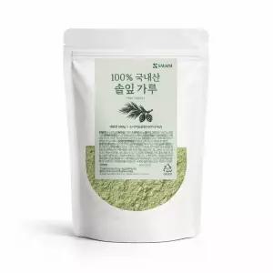 국산 솔잎 가루 100% 300g 고운 분말 차 순수 자연건조 천연 식재료 전통 건강차 효능 소나무잎 원물 그대로