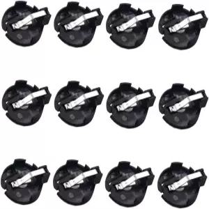 LampVPath (CR2032 2025 2015 배터리 홀더 12개 팩 코인 셀 버튼 소켓 케이스 CR2032 2핀 솔더 장착 리드