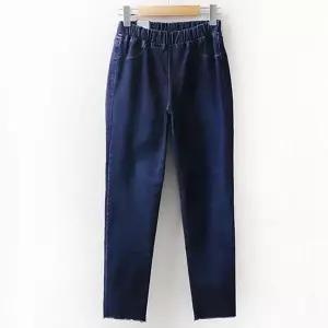 [하프클럽/셀러허브_여성트랜드패션]컷팅 빅사이즈 3096590S 스키니진 밴딩