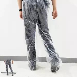 일회용비닐바지 고무줄 비닐 바지 팬츠 일회용 방수 농사 김장