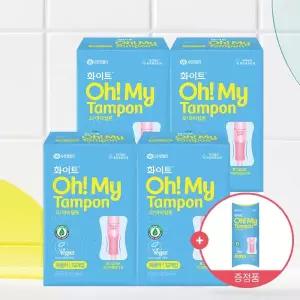 화이트 오마이탐폰 체내형 생리대 레귤러 12개입 X 4팩 1.레귤러 12P X 4EA+(증정)탐폰2P MNS