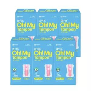 화이트 오마이탐폰 체내형 생리대 대량 레귤러 8개입 X 6팩 1.레귤러 8P X 6EA MNS