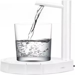 5갤런 병용 데스크탑 물병 디스펜서 스마트 테이블 물 물통 침대 옆 가정 및 사무실용 전기 (화이트 )
