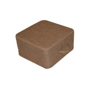 린넨 키높이 높은 방석 미색 바닥용 왕골 기도 6060 커버분리형방석