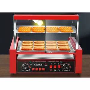 소시지 그릴 핫도그 구이 5관 철판 휴게소 옥수수