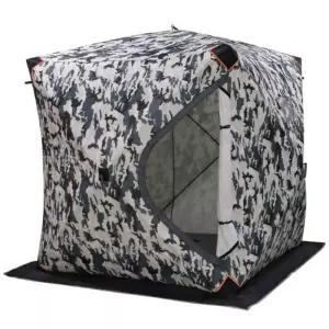 원터치 겨울 빙어 오렌지 사우나 낚시텐트 야외