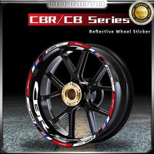 오토바이 반사 스티커 허브 내부 데칼 림 스트라이프 테이프 액세서리 CBR1000RR 300 250 cbr650r용