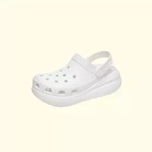 [크록스]클래식 크러쉬 남성 여성 공용 플랫폼 클로그 샌들 슬리퍼 화이트 207521-100 730396