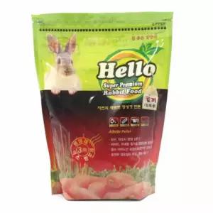 큰 토끼 사료 1.1Kg 토끼밥 티모시건초 먹이 용품 간식 키우기 알팔파 건당근