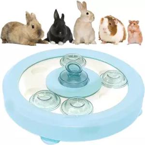 캐서린 버니 강화 장난감 토끼 채집 작은 동물 간식 디스펜서 햄스터 퍼즐 피더 기니피그 인터랙티브 페럿