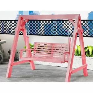 야외 원목 그네 흔들 감성 벤치 나무 스윙 정원 펜션