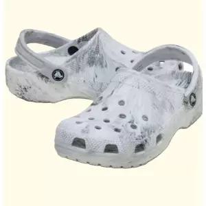 [크록스]클래식 워터컬러 마블 클로그 그레이 남여공용 캠핑 샌들 슬리퍼 211583-1WZ 730579