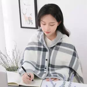 체크 따뜻한 담요 플리스 쇼파 거실 이불 극세사 입는 캠핑 휴대용 블랭킷 트렌드 신상입고