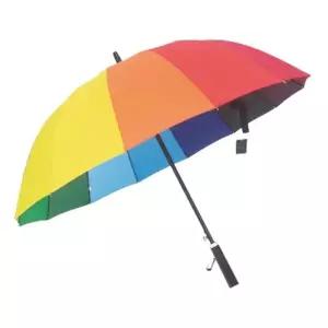 ( )튼튼한 레인보우 장우산 판촉용 알록달록 장우산 비오는날 장마철 단체 선물
