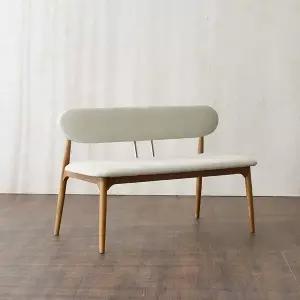 [보루네오하우스]보루네오 엘리브 애쉬 2인 벤치 의자 fn116