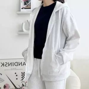 [셀러에이드]여성 투웨이 후드집업 고등학생 중학생 단체복 교복 기모