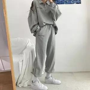 [셀러에이드]여성 카라 넥 트레이닝 데일리 반집업 츄리닝 상하복 운동복