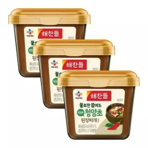 1인가구 자취생 필수품 청양초 된장찌개 양념 450g 3개 찌개양념