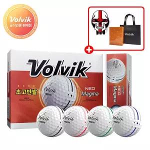 볼빅 NEO MAGMA 네오 마그마 3피스 골프공 1더즌+볼빅 볼마커 1개