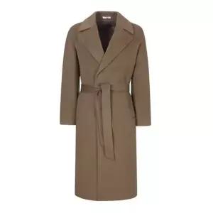 [갤러리아] F/W 베이지 울100 핸드메이드 벨티트 코트 (PFHAX7028)