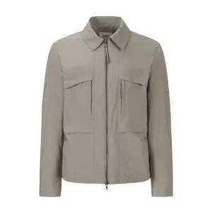 [갤러리아] 지이크 [S/S] 간절기 베이지 포켓 슬리브 집업 점퍼 (PIMAD6010)