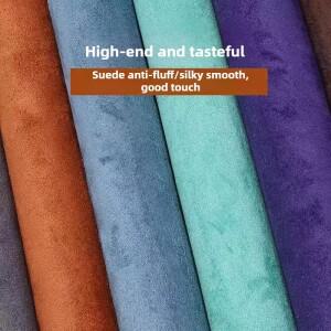 마이크로 탄성 스웨이드 원단 자체 접착식 자동차 실내 장식용으로 반 미터 두꺼워짐 인테리어 DIY 바느질