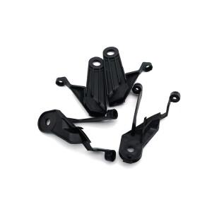 도요타 렉서스 NX200 2022-2024 헤드라이트 수리 키트 브래킷 보호 링 블랙 플라스틱 고정 클로 4X