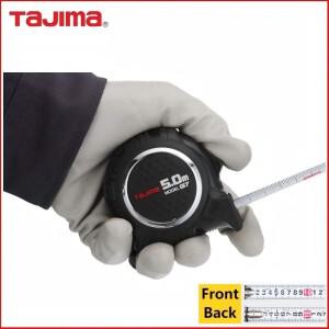 타지마 G7 5m×19/25mm 강철 줄자 방수 녹 셀프락 이중 스케일 디자이너 및 장식가용 1001-1670/1671