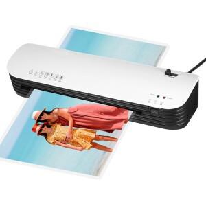 SL299 라미네이터 기계 세트 A4 사이즈 핫 앤 콜드 2 롤러 시스템 20개 파우치 포함 종이 커터 코너 라운드