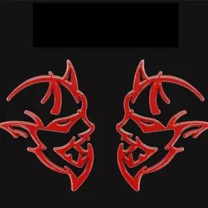 [셀러에이드]스티커 레드 튜닝 데코 마크 엠블럼 오토바이 자동차