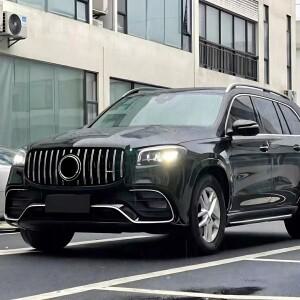 프론트 마스크 그릴 업그레이드 입구 범퍼 튜닝 액세서리 메르세데스 벤츠 GLS X167 2020-2023 GT 스타일