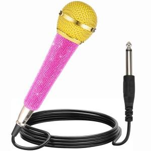 XLR 케이블이 포함된 노래방 휴대용 다이나믹 마이크, 전문적인 공연, 스튜디오 및 라이브 사용을  멀티 컬