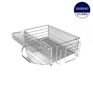 쿡에버 주방 싱크대 1단 스텐 식기건조대 집들이 결혼 선물