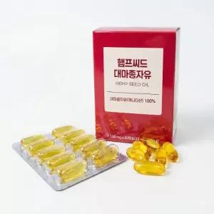 햄프씨드 대마종자유 캐나다산원료 오메가 감마리놀레산 파이토스테롤 필수아미노산 30캡슐