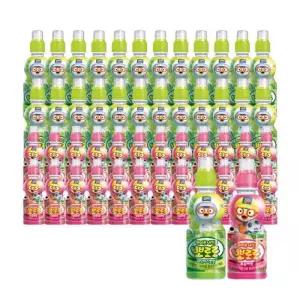어린이음료 뽀로로 복숭아맛 24개 샤인머스켓 24개 235ml GST