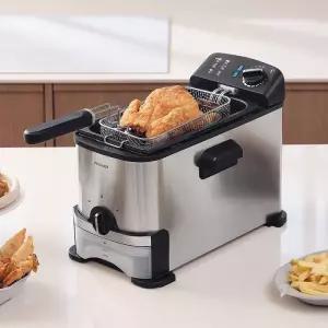 위즈웰 세이브 튀김기 가정용 미니 전기 튀김요리기 프라이기