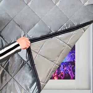 탈착식 방음 커튼 오토바이 60x140cm 방음면 찍찍이 소음 부착 차단