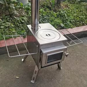 미니 캠핑용 화목난로 차박 휴대용 텐트 소형 캠핑