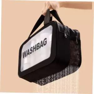 물빠지는목욕가방 망사가방 물빠짐 더블 비치백 수영 파우치 히트템 워