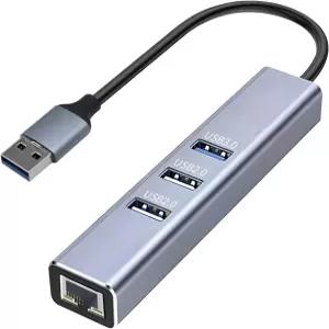 RJ45 이더넷 지원 Windows Mac OS Surface Pro Linux Chromebook 등을 갖춘 홉쥬리 USB-이더넷 어댑터